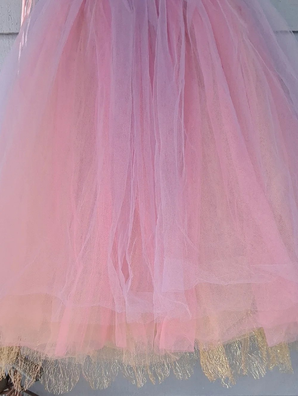 Pottery Barn Kids Lavender Tulle Dress with Butterfly Accent Size 7-8